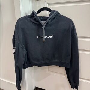 Barstool Call Her Daddy Cropped Black Hoodie